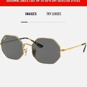 Ray Ban Octagon 1972 Classic + Gold Frame